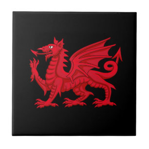 Welsh Dragon Tegeltje