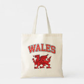 Welsh Dragon Tote Bag (Achterkant)