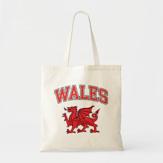 Welsh Dragon Tote Bag (Voorkant)