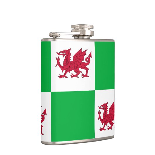 Welsh drakenkolf heupfles (Rechts)