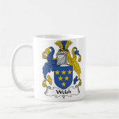 Welsh Family Crest Koffiemok (Links)