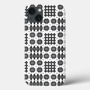 Welsh Faux Tapestry Black en White iPad Mini Case