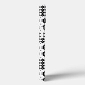 Welsh Faux Tapestry Black en White iPad Mini Case (Achterkant / Rechts)