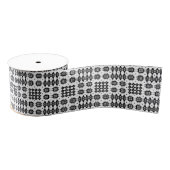 Welsh Faux Tapestry Black, White Grosgrain Ribbon Grosgrain Lint (Spoel)