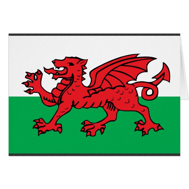 Welsh Flag (Voorkant Horizontaal)