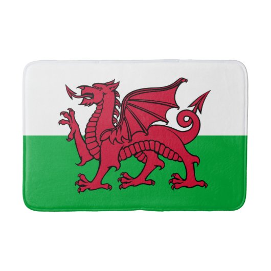 Welsh Flag Bath Mat (Voorkant)