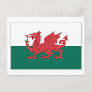 Welsh Flag Briefkaart
