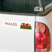 Welsh Flag Bumpersticker (Op Truck)