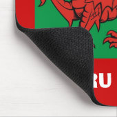 Welsh flag, "Cymru am byth", de rode draak Muismat (Hoek)