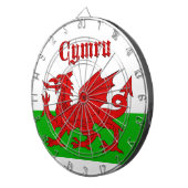 Welsh Flag Cymru Dartbord (Voorkant Rechts)