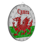 Welsh Flag Cymru Dartbord (Voorkant Links)