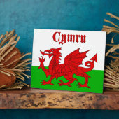 Welsh Flag Cymru Fotoplaat (Zijkant)