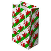 Welsh Flag Cymru Klein Cadeauzakje (Achterkant Gekanteld)
