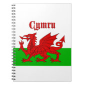 Welsh Flag Cymru Notitieboek (Voorkant)