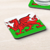 Welsh flag drankjes onderzetter (Linkerzijde)