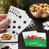 Welsh Flag Games, Wales-spelkaarten Pokerkaarten (Insitu)