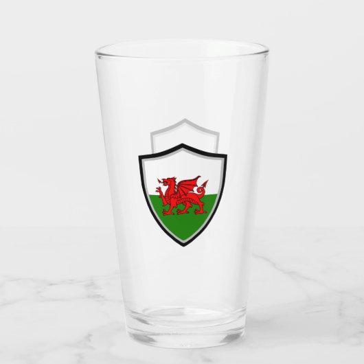 Welsh flag glas (Achterkant)