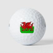 Welsh Flag Golfballen (Voorkant)