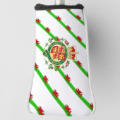 Welsh flag golfheadcover (Draai 90)