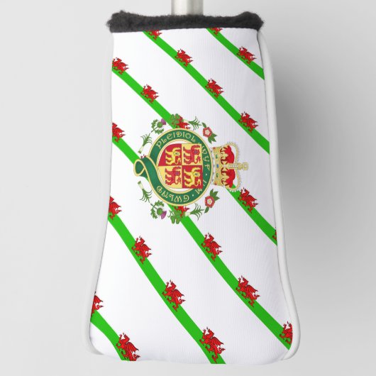 Welsh flag golfheadcover (Draai 90)