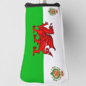 Welsh flag golfheadcover (Draai 90)