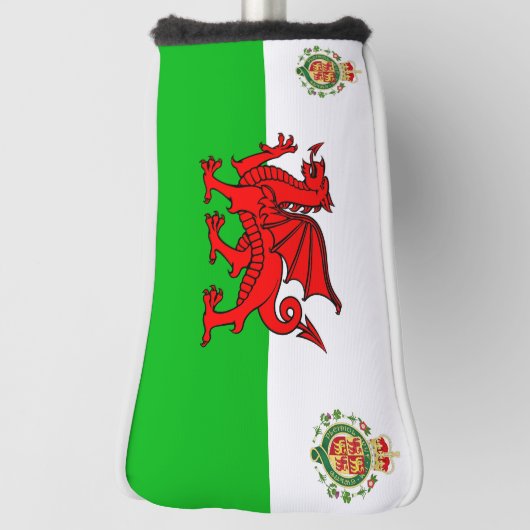 Welsh flag golfheadcover (Draai 90)