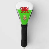 Welsh flag golfheadcover (Voorkant)