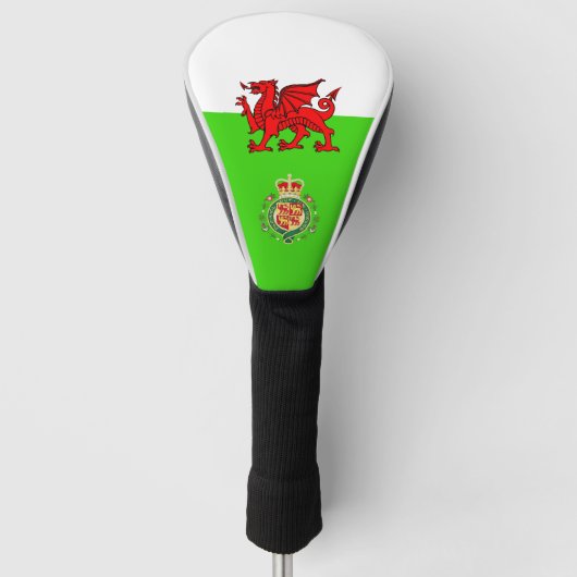 Welsh flag golfheadcover (Voorkant)