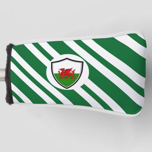 Welsh flag golfheadcover (Voorkant)
