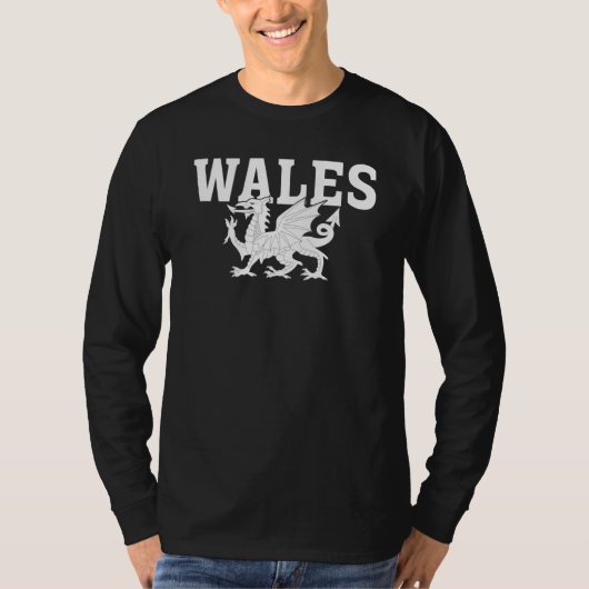 Welsh Flag Home Pride Wales T-shirt (Voorkant)