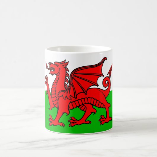 Welsh flag koffiemok (Center)