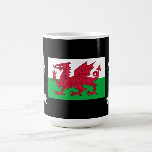 Welsh flag koffiemok (Center)