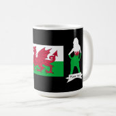 Welsh flag koffiemok (Voorkant rechts)