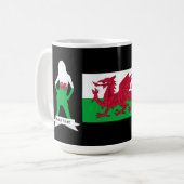 Welsh flag koffiemok (Voorkant links)