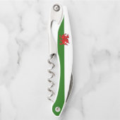 Welsh flag kurkentrekker (Voorkant)