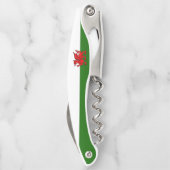 Welsh flag kurkentrekker (Achterkant)