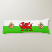 Welsh flag lichaamskussen (Achterkant)