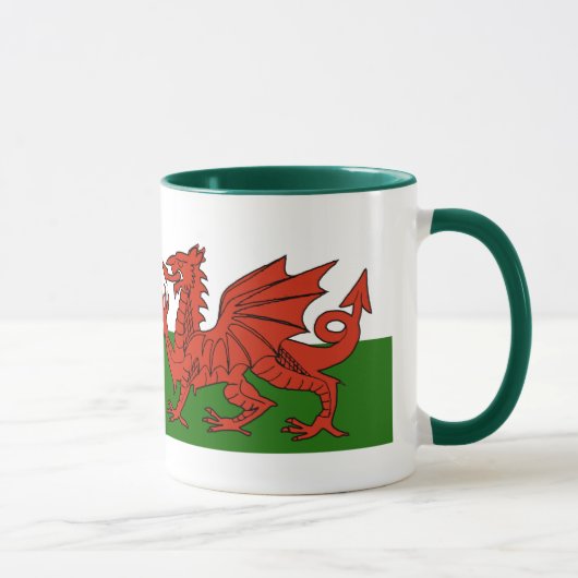 Welsh Flag Mok (Rechts)