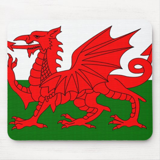 welsh_flag mousemat muismat (Voorkant)