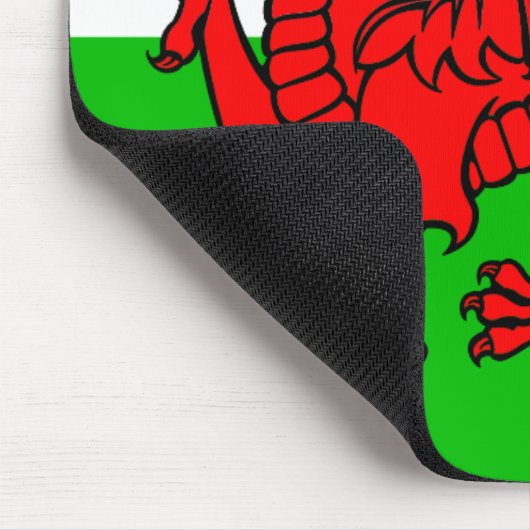 Welsh flag muismat (Hoek)