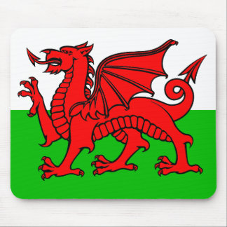 Welsh flag muismat