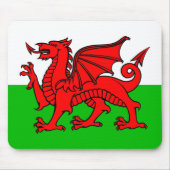 Welsh flag muismat (Voorkant)