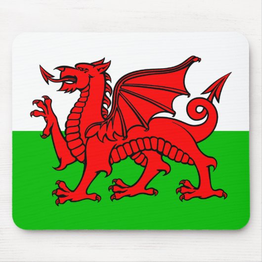 Welsh flag muismat (Voorkant)