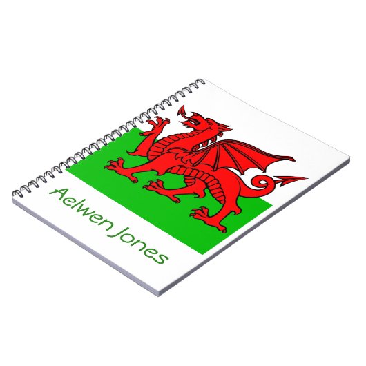 Welsh Flag Notitieboek (Linkerzijde)