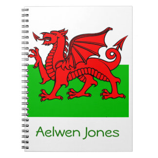 Welsh Flag Notitieboek