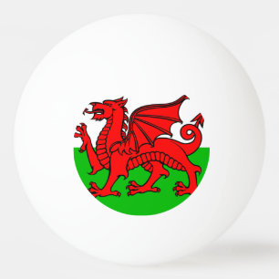 Welsh flag pingpongbal