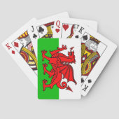 Welsh Flag Pokerkaarten (Achterkant)