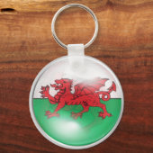 Welsh Flag Sleutelhanger (Voorkant)