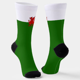 Welsh flag sokken