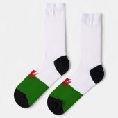 Welsh flag sokken (Links)